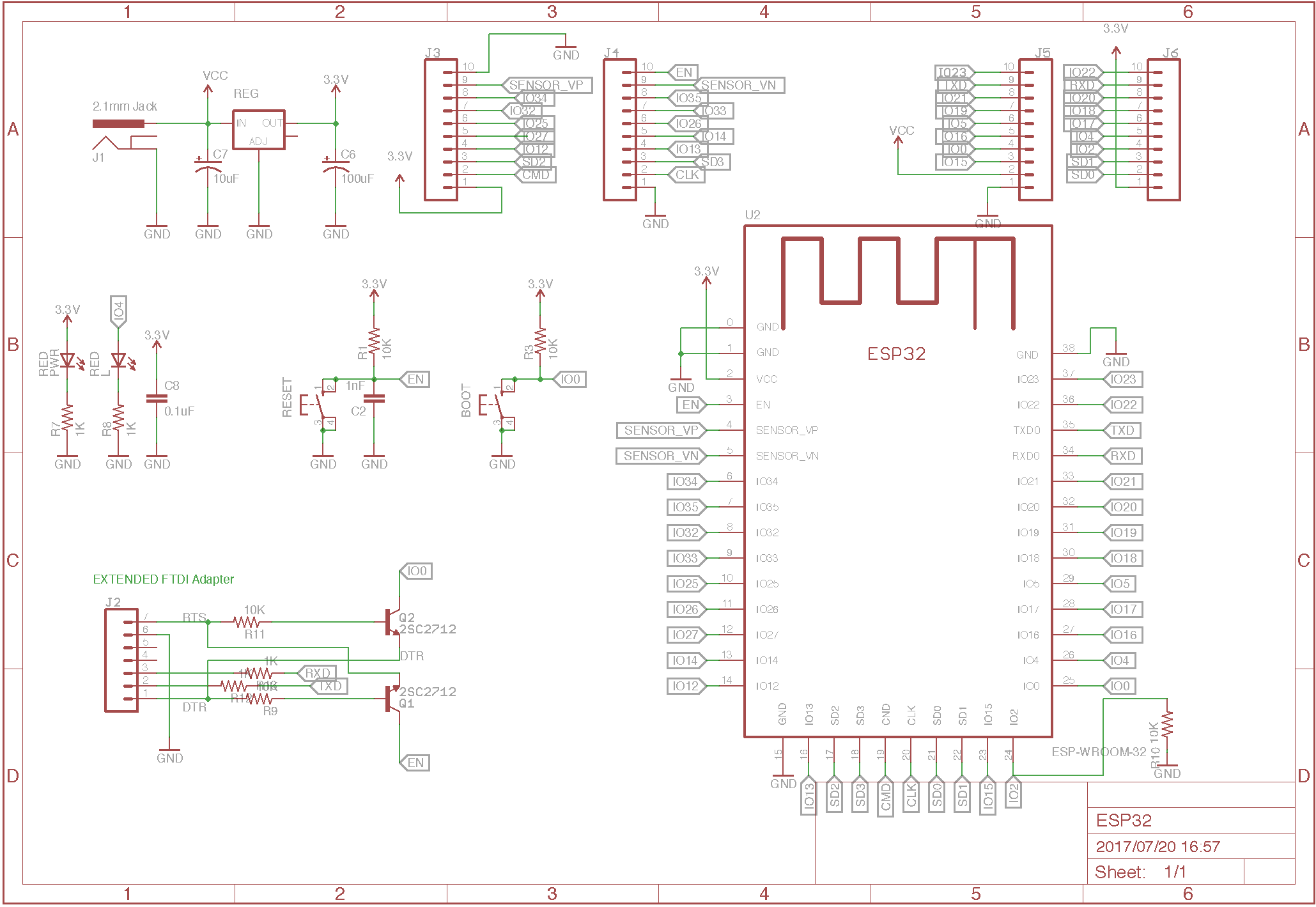 Структурная схема esp32